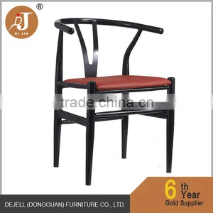 Antique Style Metal Material Dining Chair Y Shape Chair for Restaurant thumbnail-1