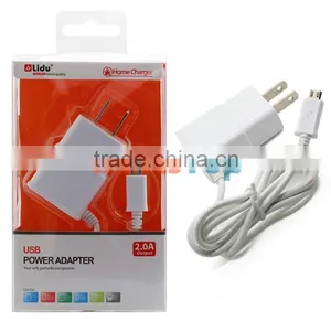 Lidu Home Charger USB AC Power Adapter With Micro USB Data Cable US Standard thumbnail-1