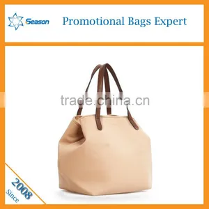 Simple Women Pu Tote Bag for Shopping Wholesale Handbag China thumbnail-2