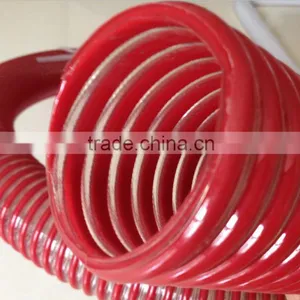 PVC Plastic Spiral Reinforced Suction Water Garden Pipe Hose thumbnail-1
