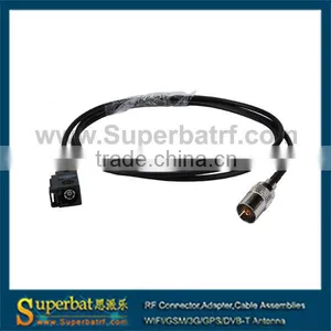Pigtail Cable Fakra Female A Straight to TV Female RG174 Extension Cord thumbnail-1