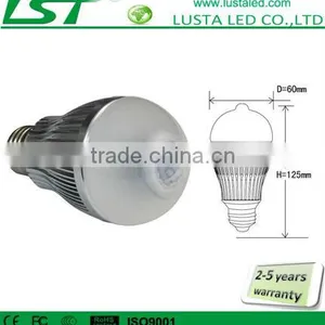 LED Bulb With PIR Motion Sensor, Equivalently to 60W Incandescent Lamp, Long Life Span 40,000 Hrs, LED Montion Sensor Bulb thumbnail-1