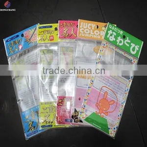 Custom Printed Resealable Self Seal Opp Packing Bag With Hanging Hole Header thumbnail-5