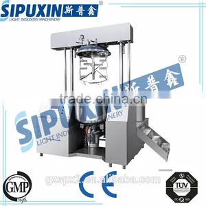 Sipuxin Full Automatic Vacuum Homogenizer Emulsifier Cosmetic Cream Mixing Machine thumbnail-1
