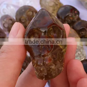 Nature Crystal Skull Wholesale Citrine Crystal Skull thumbnail-1