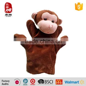 Hot Sale Cheap Children Soft Stuffed Monkey Plush Animal Hand Puppet thumbnail-1