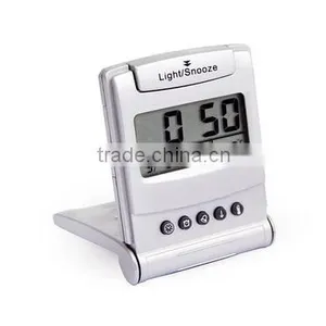 2014 New Design Promotional LCD Small Travel Digital Clock thumbnail-1