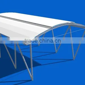 Smart Collapsible and Automatic Retractable and Open and Close Textile Architecture for Roof System thumbnail-5