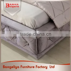 Modern Home Furniture Luxury Furniture King Size Indian Double Bed Designs thumbnail-6