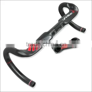 2016 Xinshun Mountain Bikes Carbon Handlebar Mtb Road Bike Accessories Bicycle Parts Grips With Stem BH2120 thumbnail-4