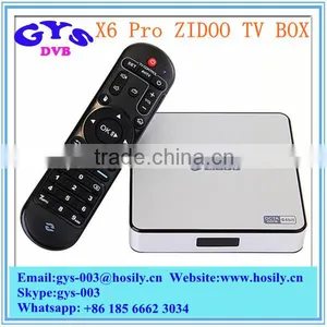 Zidoo X6 PRO TV Box RK3368 Octa Core Dual Band WIFI 4K KODI Android 5.1 TV Box thumbnail-1
