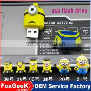 New Arrival Cartoon Character Usb Flash Drive1GB/2GB/4GB/8GB/16GB/32GB/64GB Gift Usb Flash in Cheap Price thumbnail-1