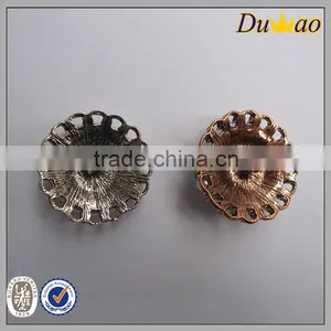Big Size Metal Pearl Rhinestone Button thumbnail-4