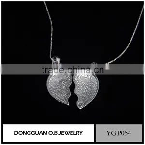 China Wholesale New Design Broken Heart Pendants for Party Jewelry On Wholesale thumbnail-2