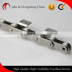 Zhejiang Jinhua DSC Quality Like Donghua Double Pitch Stainless Steel Large Rollers Roller Conveyor Chains With Attachements thumbnail-2