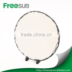 China Wholesale DIY L30*H30*W0.9CM Blank Circular Painting Sublimation Photo Rock thumbnail-1