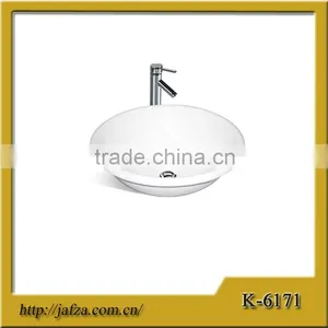 6171 Good Quality Round Sink With Toilet Seat thumbnail-1
