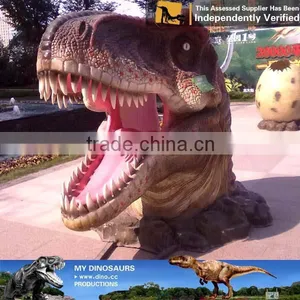 MY Dino-Outdoor Playground Life-size T-rex Dinosaur Head for Photography thumbnail-1