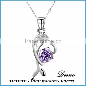 Wholesale Italian Jewelry 925 Sterling Silver Necklace Fine Necklaces thumbnail-1