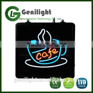 LED Animated Neon Bright Light CAFE Attractive Business Sign thumbnail-1