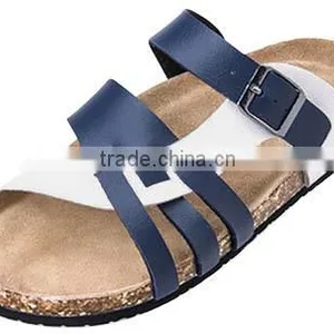 New Design Slippers,hot Sale Slippers, PU Cork Sole Slippers thumbnail-1