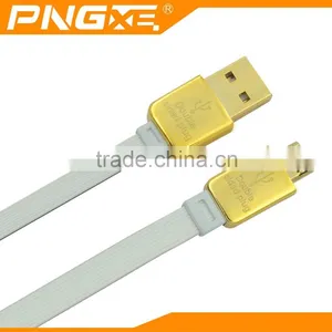 PNGXE 2016 High Quality Flat Very Fast Charging Charger Twisted Pair Cable for Iphone and for Samsung thumbnail-4