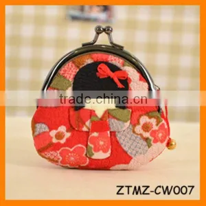 2014 Fashion Japanese Style Girl Lucky Cat Women Coin Wallet Wholesale ZTMZ-CW007 thumbnail-1