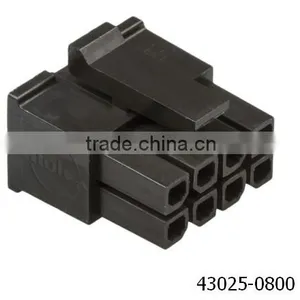 Molex 3.0mm Pitch 8 Pin 43025 Series 43025-0800 Dual Row Wire to Board Wire to Wire Connector thumbnail-1