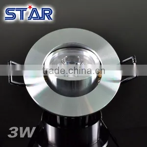 3*1W Aluminum LED Einbauspot Quadratisch 3000K thumbnail-1