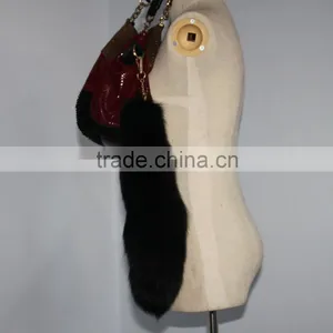FB4 Wholesale Fur Pendant Key Chain thumbnail-4