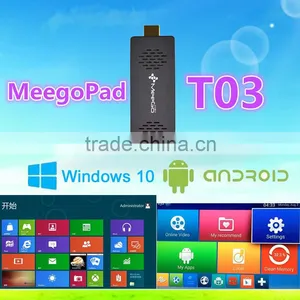 Stick PC 2015 New Product Meegopad T03 Meegopad T02 Intel Atom Z3735F Intel HD Graphic Mini PC Windows10 Android 4.4 thumbnail-1