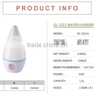 LED Light Aeration Aroma Ulrtasonic Diffuser GL-22 11E thumbnail-2
