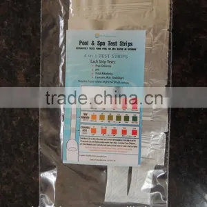 Simple Packing 4 in 1 Test Strips for Free Chlorine, PH, Total Alkalinity and Cyanuric Acic(Stabiliser) thumbnail-1