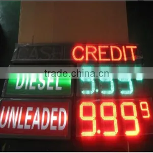 12inch Gas Station Digital Gas Price Led Sign Digital Price Display Board China RX Gas Station Led Price Sign thumbnail-1