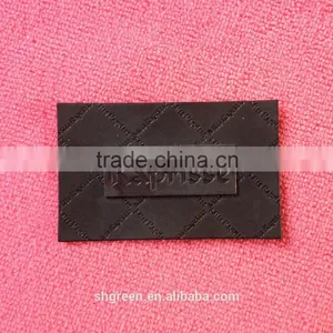Metal Plate Overcoat Leather Label With Color Varnish thumbnail-4