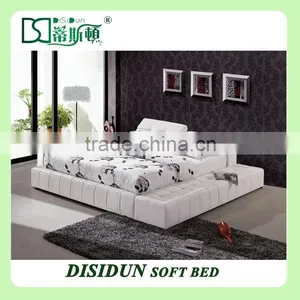 Bed Leather Bed Modern Bed Bedroom Furniture DS-TJ31 thumbnail-1