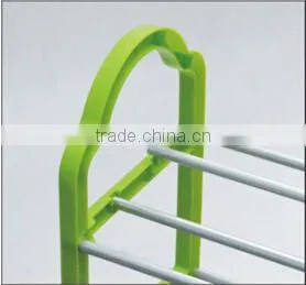 SR00285 Home Use 5 Layers Free Standing Plastic and Iron Tube Shoe Rack thumbnail-2