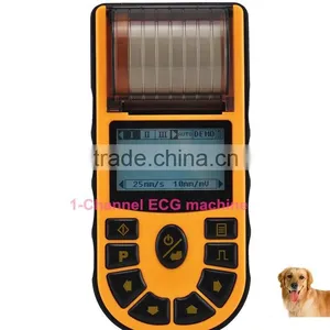 CE Approved Handheld 1-channel Veterinary Electrocardiograph/EKG/ECG Machine EKG-80V thumbnail-2