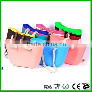 2016 High Quality Silicone Lady Custom Handbag for Sale thumbnail-6