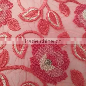 Cross Stitch Embroidery Garment Fabric thumbnail-1