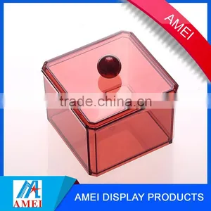 2016 Gold Supplier and Clear Square Acrylic Jewellery Box With Lid / Acrylic Box thumbnail-2
