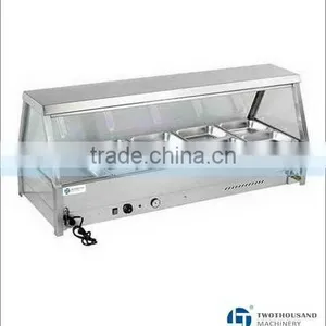 Bain Marie - Table Top, 10 x GN 1/2, Tilted Glass, S/S, CE, TT-WE1271D thumbnail-1