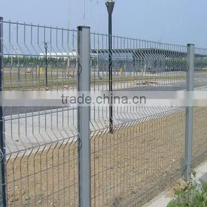 Easily Assembled Peach Post PVC Coated Fence Panel thumbnail-1