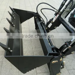 Front Loader Backhoe Loader With 4 in 1 Bucket for Sale thumbnail-4