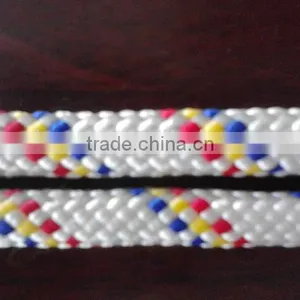 High Quality Static Polyester Double Braid Ropes Safety Belt 12mm thumbnail-3