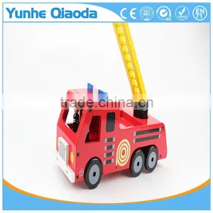 Fire Truck Wooden Play Set thumbnail-3