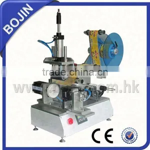 BJ-513 Semi-Automatic 0val Double Sides Labeling Machine thumbnail-1