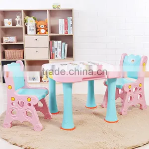 Plastic Study Tables and Chairs for Kids thumbnail-6