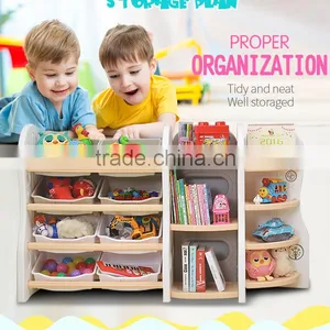 Child Toy Organizer Toy Storage Bag Adjustable Rack thumbnail-1