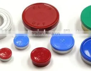 20mm Flip off Cap of Aluminium and Plastic for Medical Vial and Glass Infusion Bottle thumbnail-3